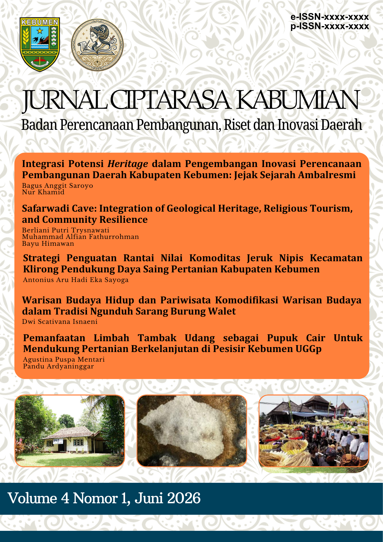 					Lihat Vol 4 No 1 (2026): Jurnal Ciptarasa Kabumian
				